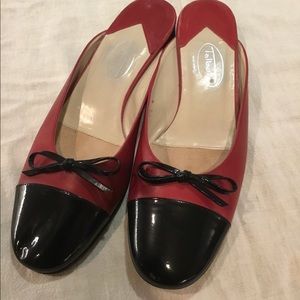 Talbots leather slide